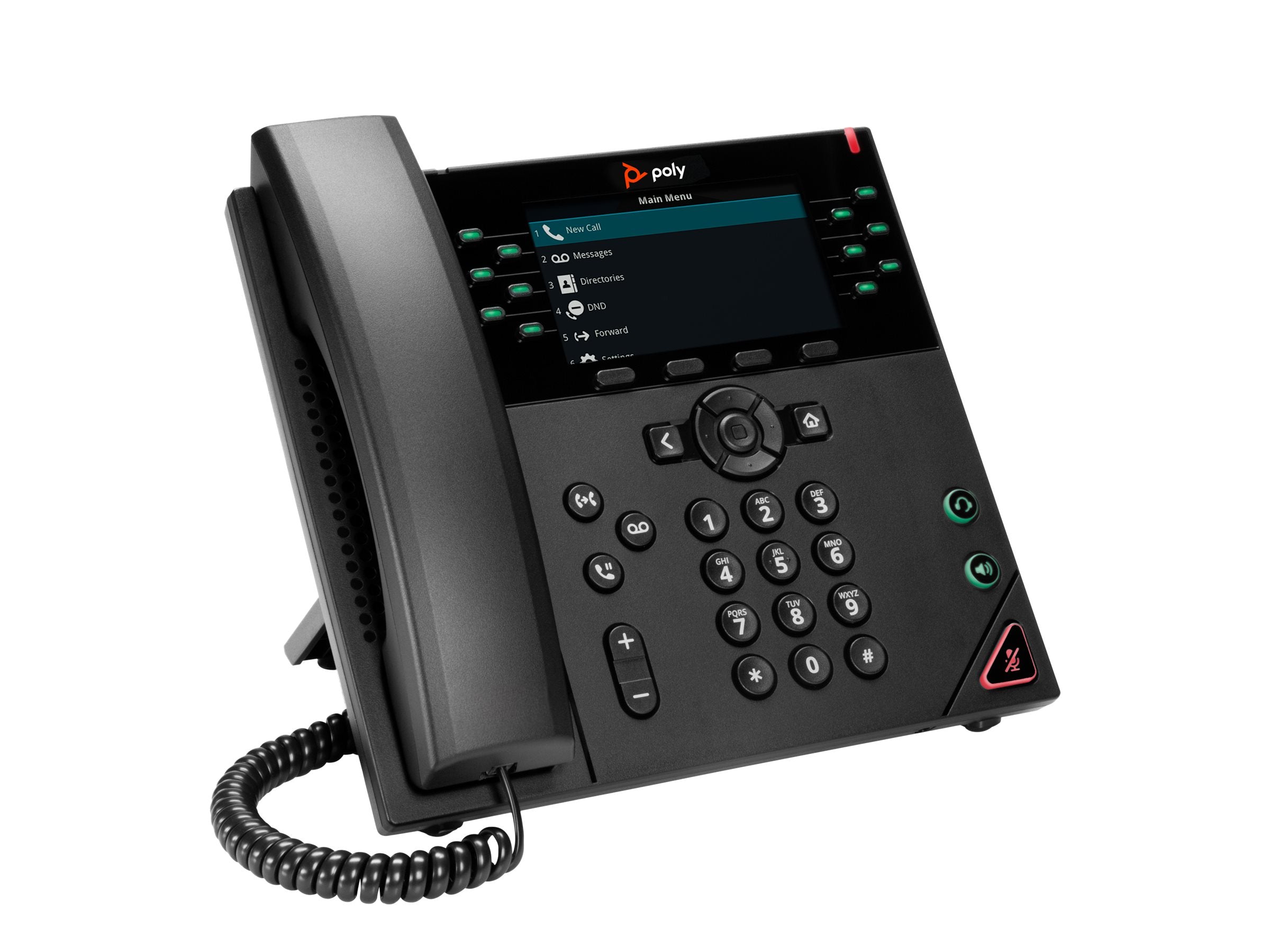 HP Poly VVX 450 VoIP-Telefon Detailansicht