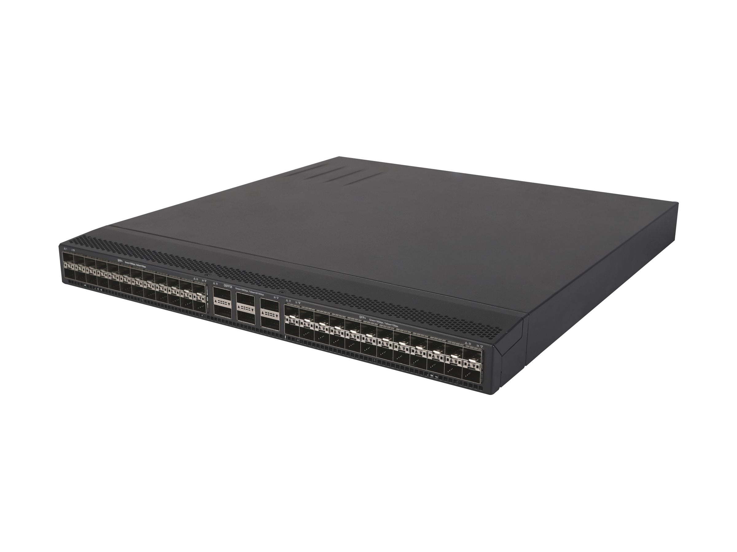 HPE 5980 48SFP+ 6QSFP28 Switch Vorderansicht