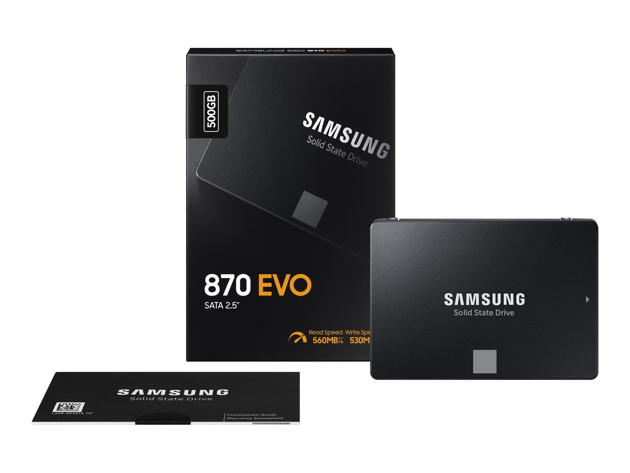 SAMSUNG 870 EVO SSD 500GB Verpackung