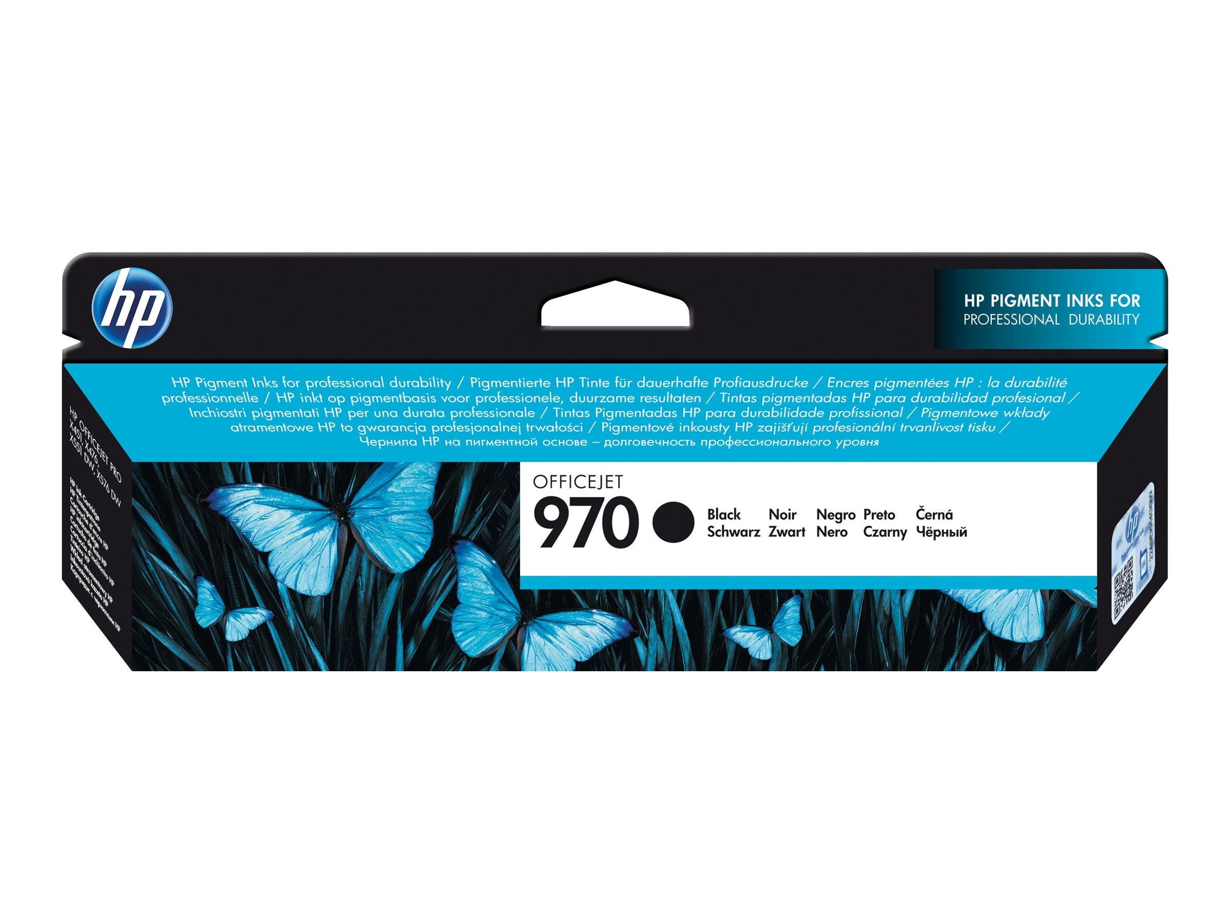 HP 970 original Ink cartridge CN621A black Verpackung