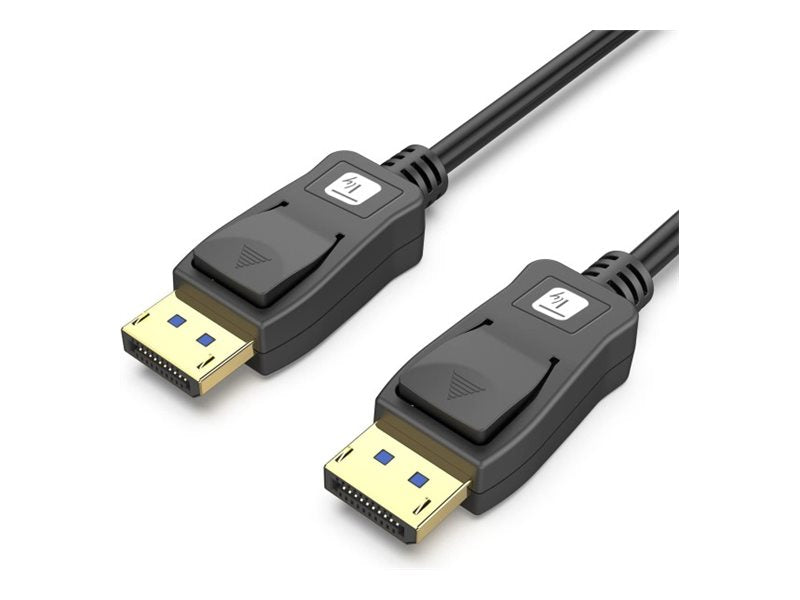TECHLY Displayport-Kabel 2.1m/M 1m - Vorderansicht