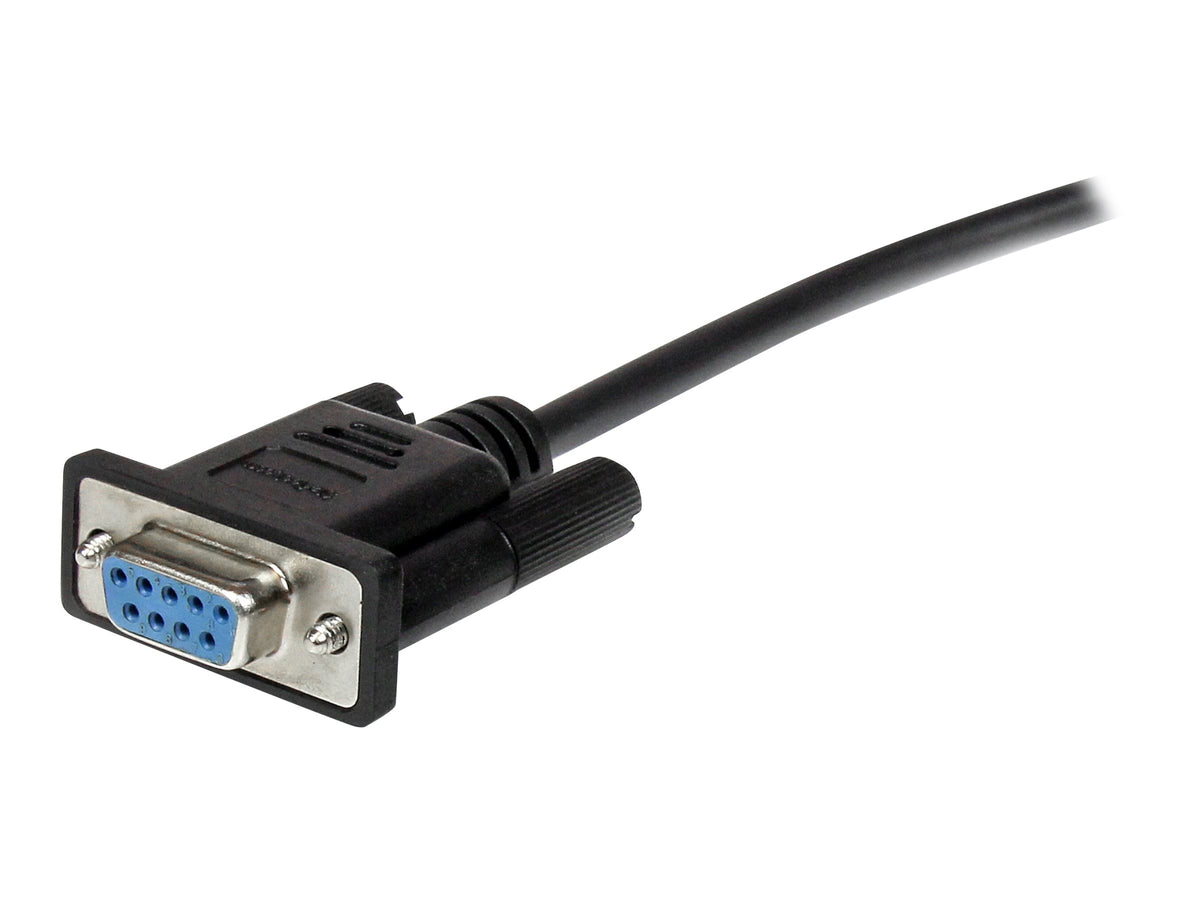 Verpackung des STARTECH.COM 2m schwarzen DB9 RS232 seriellen Verlängerungskabels