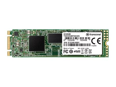 TRANSCEND 512GB M.2 2280 SSD Vorderansicht