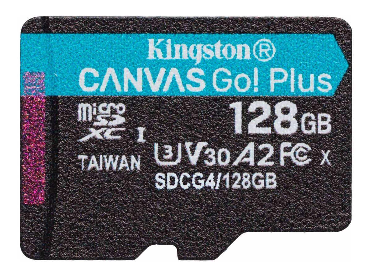 KINGSTON 128GB microSDXC Canvas Go Plus Gen4 Vorderansicht