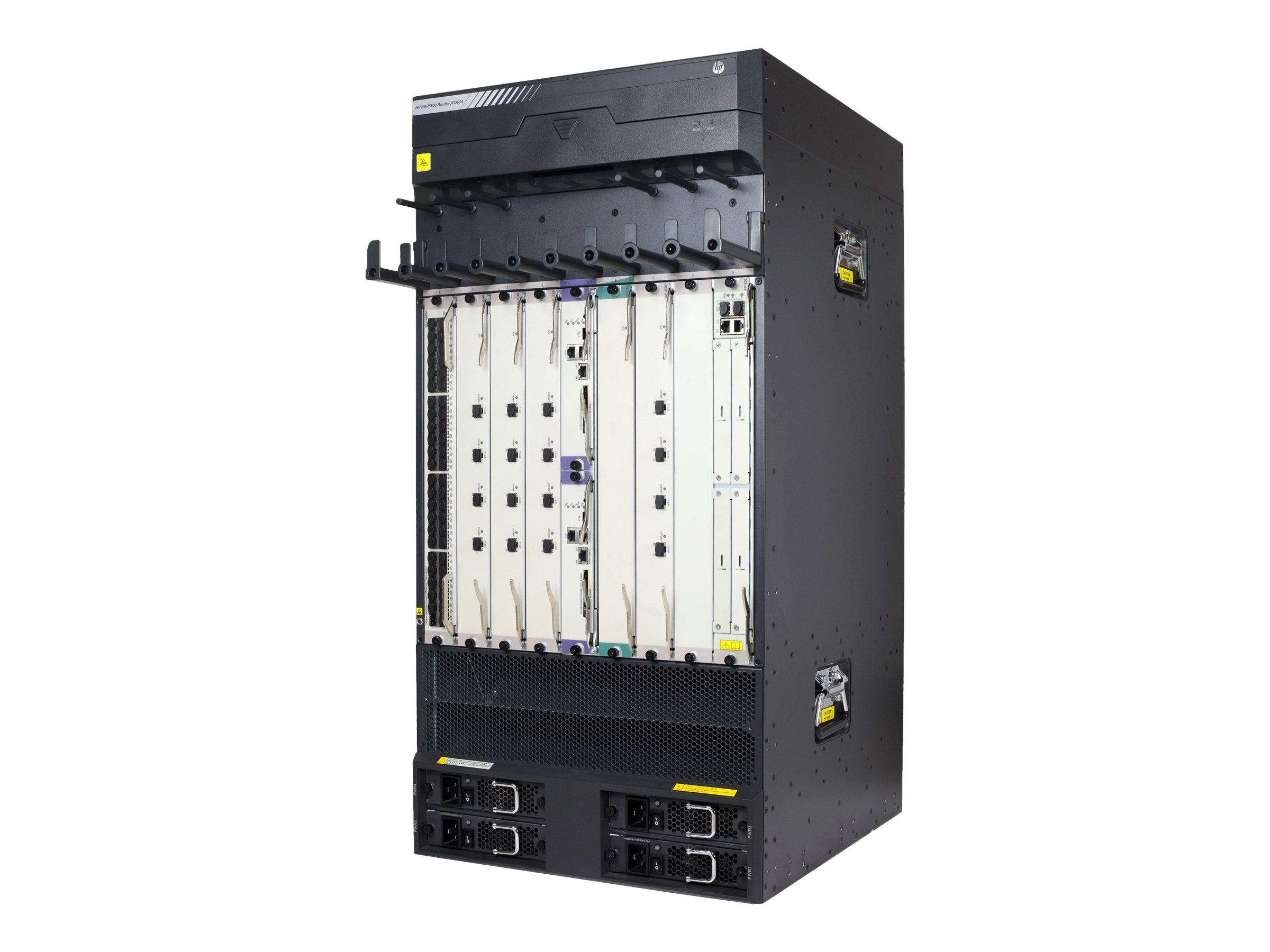 ARUBA HPE FlexNetwork HSR6808 Router Chassis Detailansicht