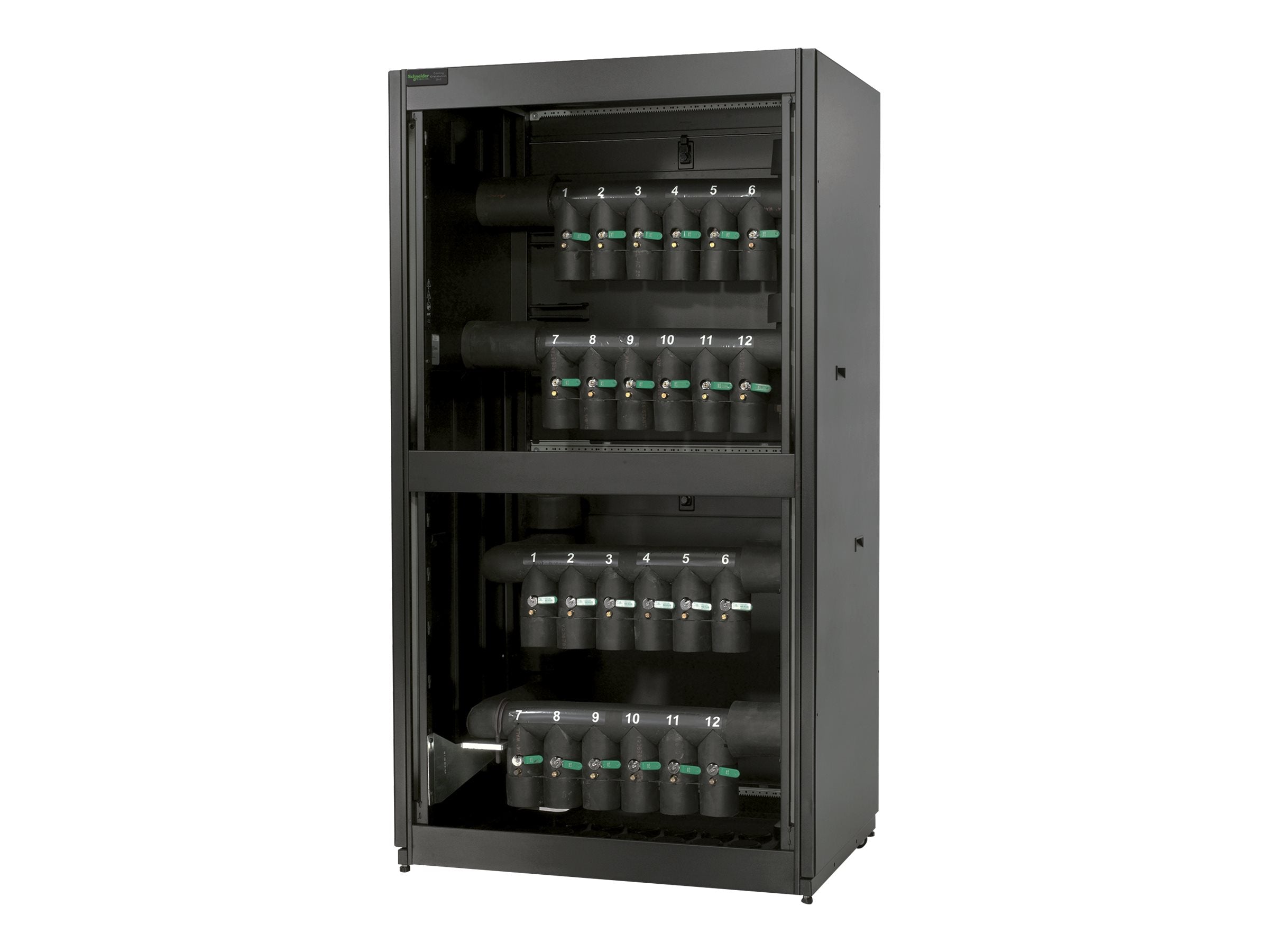 APC InRow Chilled Water Cooling Rack Seitenansicht