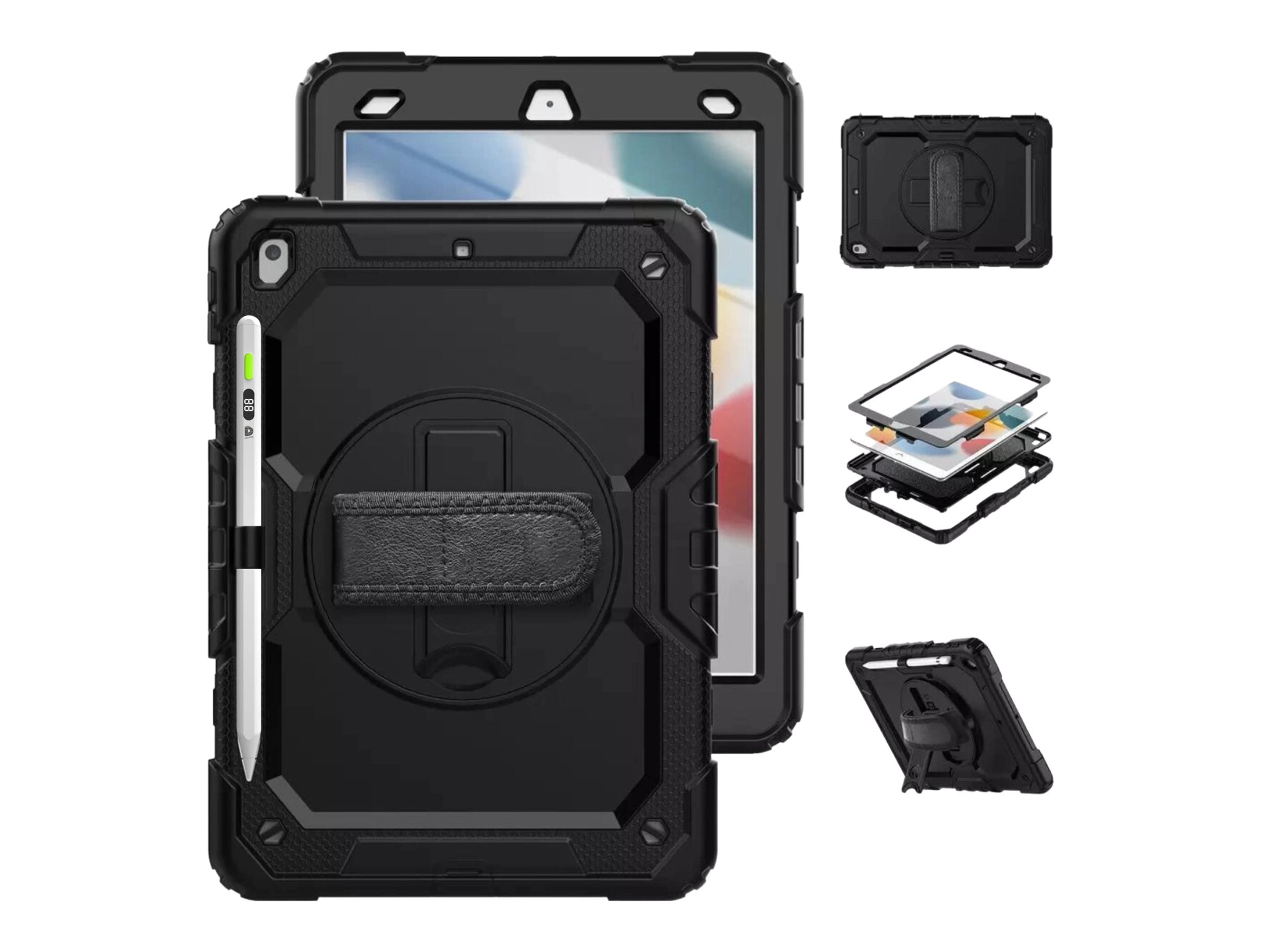 DEQSTER 360G Rugged Case für iPad 10th gen - Rückansicht
