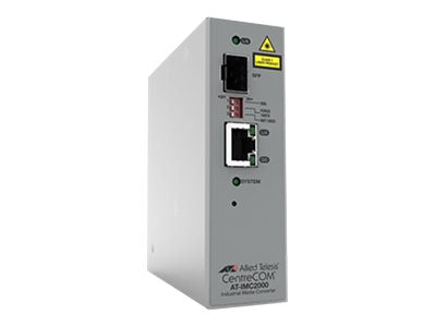 ALLIED TAA 10/100/1000T to 100X/1000X SFP Medienkonverter Vorderansicht