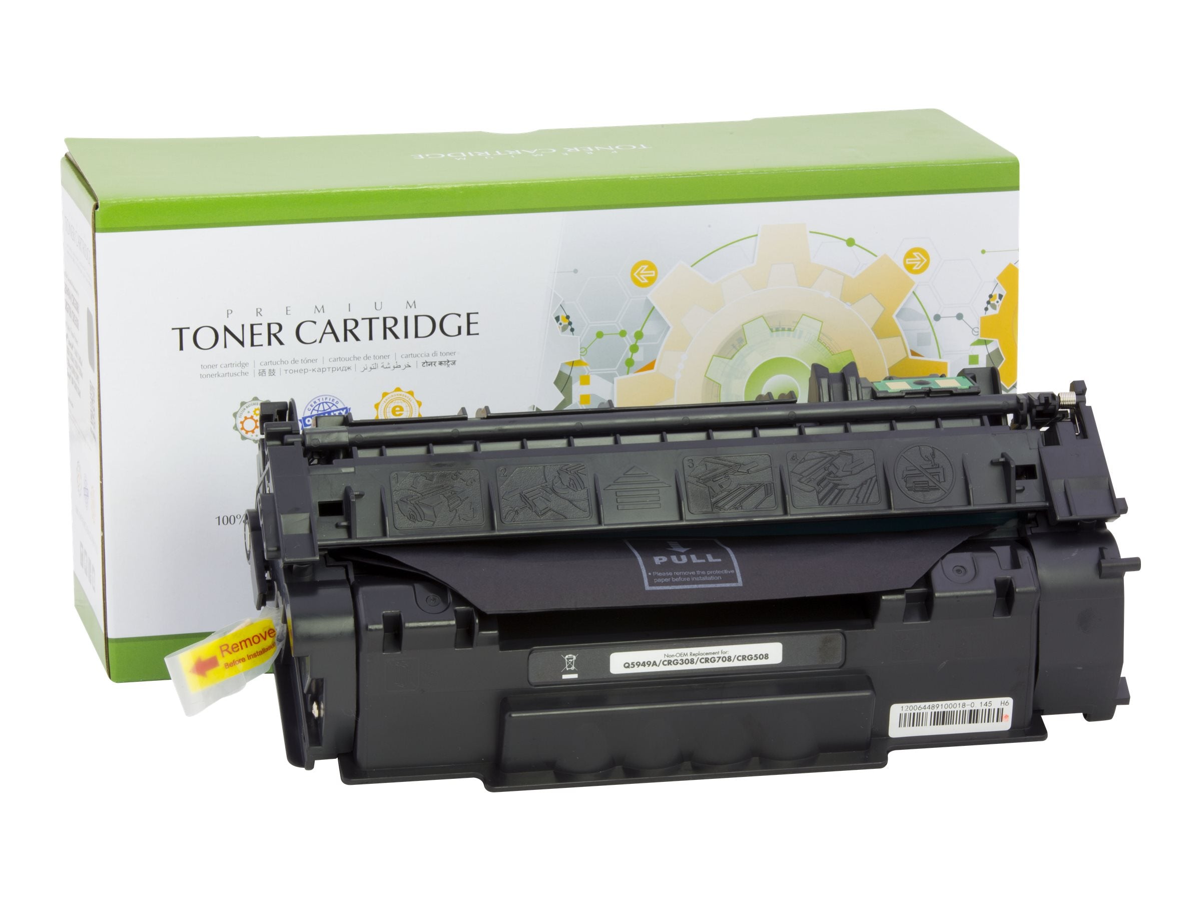 STATIC Tonerpatrone HP Q5949A schwarz Vorderansicht