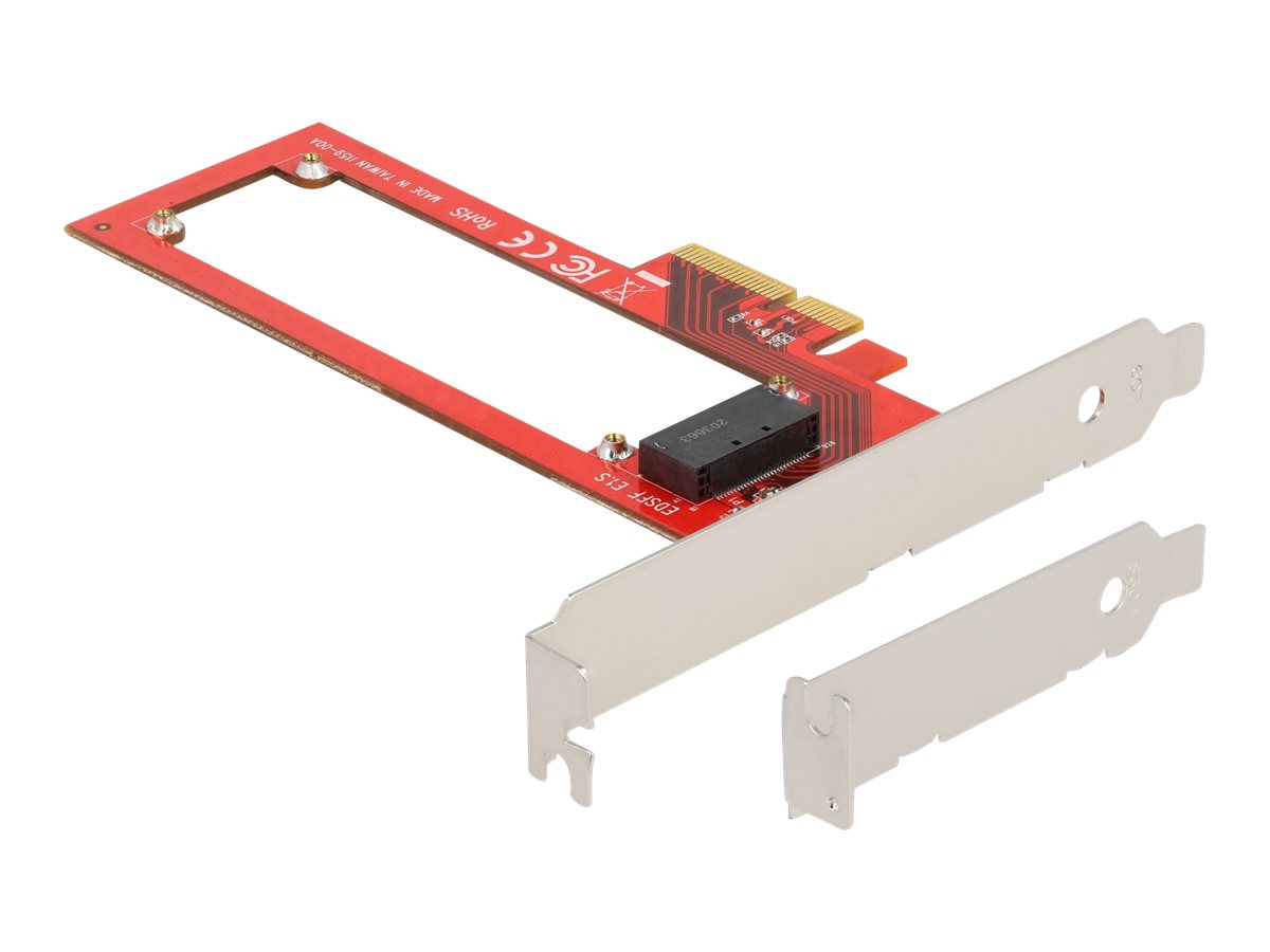 DELOCK PCI Express x4 Karte Vorderansicht