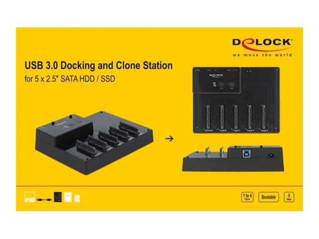 DELOCK USB 3.0 Dockingstation Detailansicht