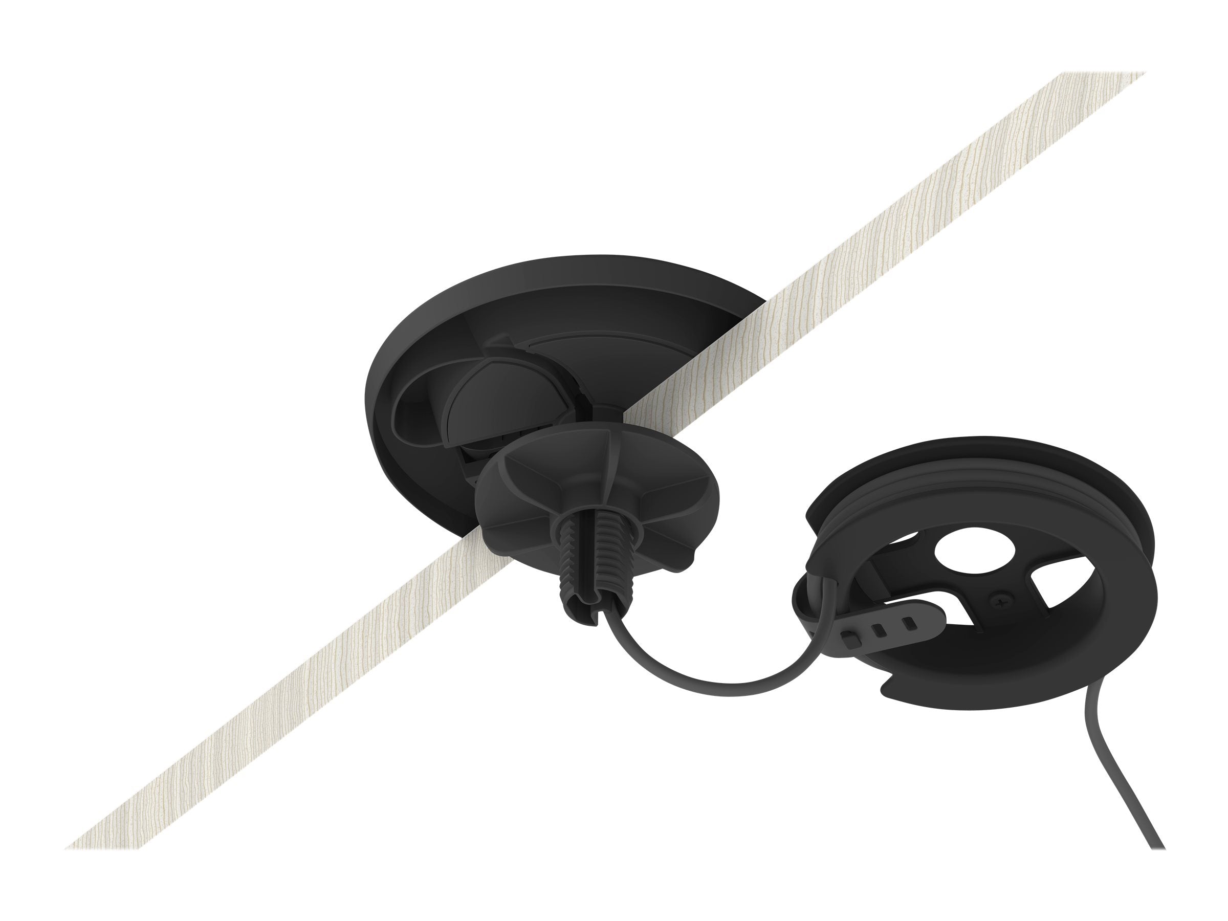 LOGITECH Rally Mic Pod Mount Tischhalterung für Mikrofon - Montageansicht