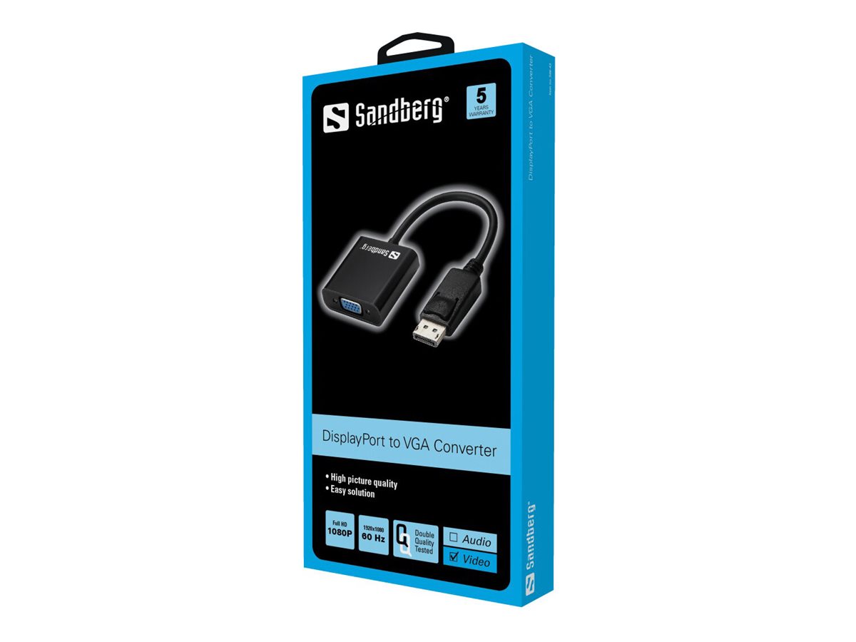 SANDBERG Adapter DisplayPort-VGA Verpackung
