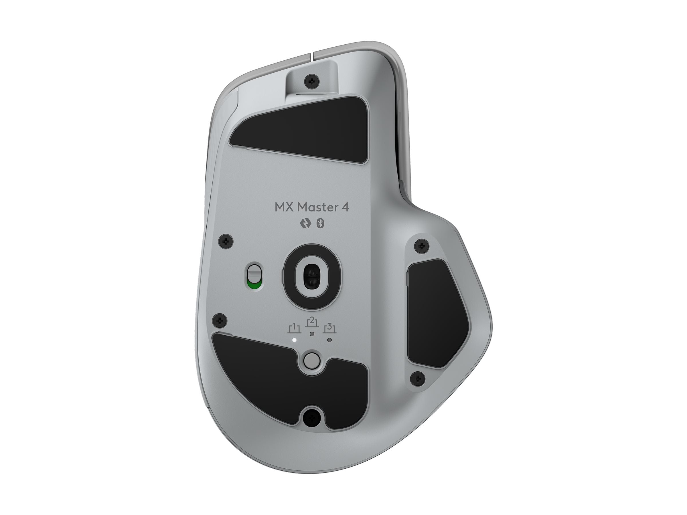 LOGITECH MX Master 4 Mouse Pale Grey - Seitenansicht
