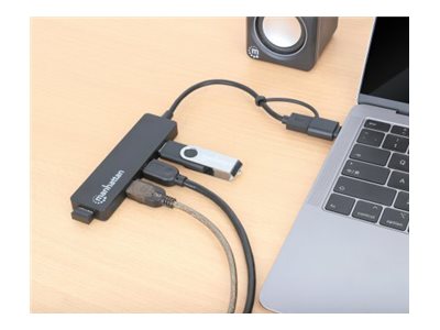MANHATTAN 4-Port USB 3.0 Typ-C / Typ-A Kombo-Hub Verpackung