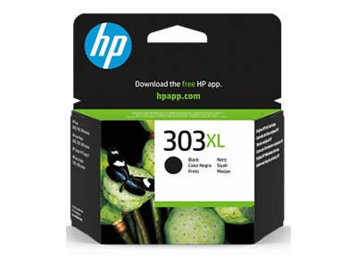 HP 303XL High Yield Black Original Ink Cartridge - Vorderansicht