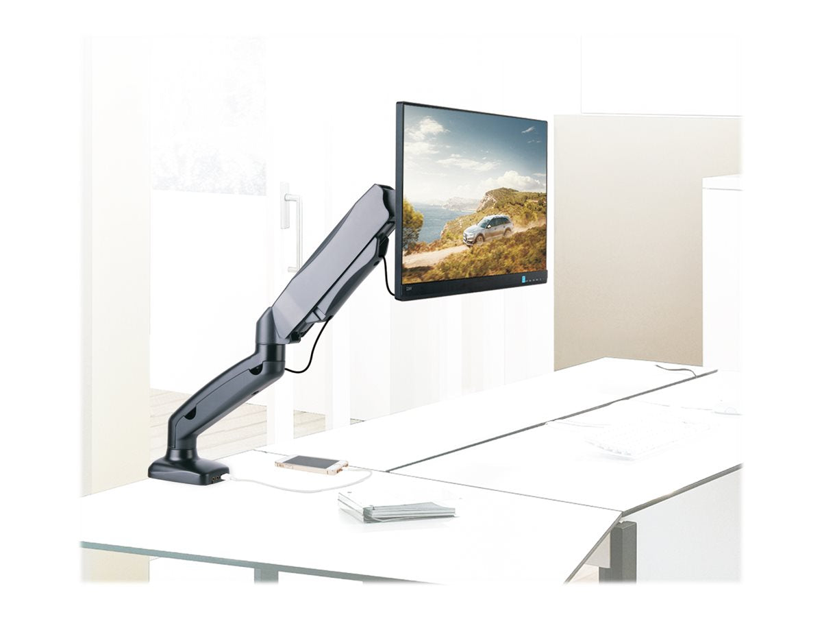 TECHLY Schreibtischhalterung fuer 1 LCD TV LED 33