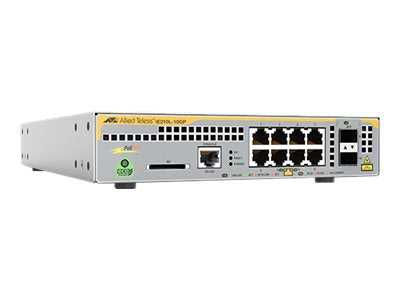 ALLIED TELESIS AT IE210L-10GP Managed PoE+ Switch Vorderansicht