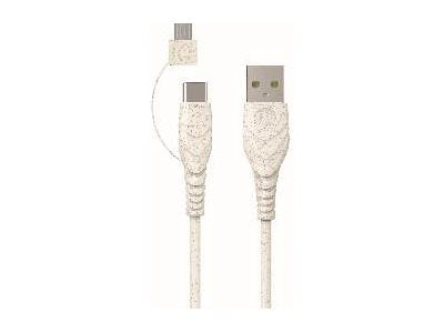 BIOND BIO-12-TCM USB-C to Type-C+Micro 3A Kabel Vorderansicht