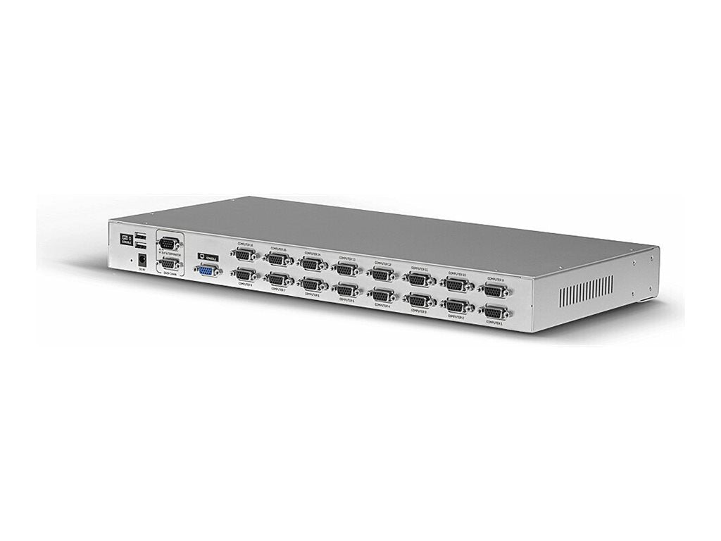 LINDY 16 Port VGA, USB & PS/2 Combo KVM Switch - Vorderansicht