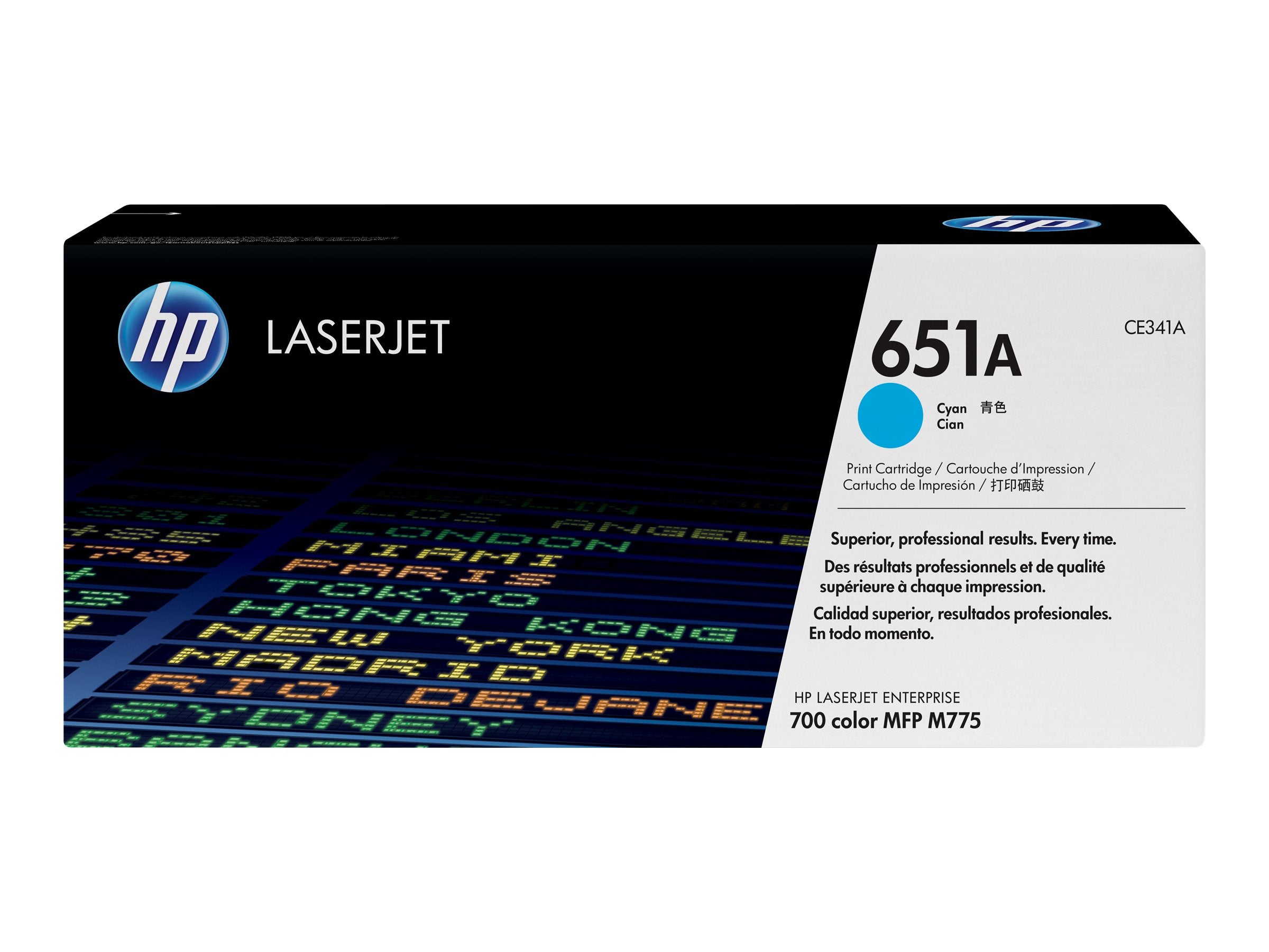 HP 651A Original Toner cyan Detailansicht