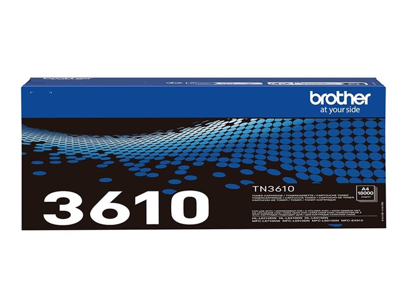BROTHER TN-3610 Tonerpatrone Seitenansicht