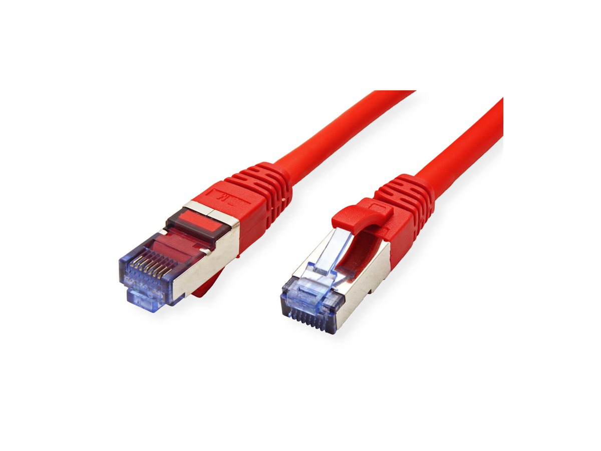 VALUE Patchkabel Kat.6A rot 0,15m Verpackung