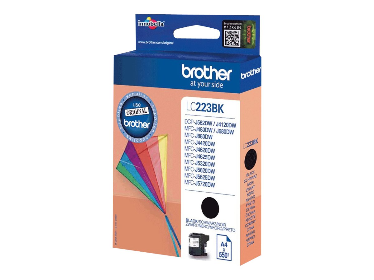 BROTHER LC-223 Tinte schwarz Verpackung