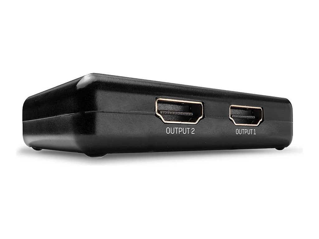 LINDY 2 Port HDMI 10.2G Splitter Seitenansicht