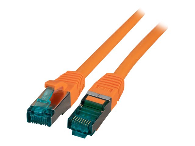 EFB RJ45 Patchkabel S/FTP Cat6A LSZH Orange 25m - Vorderansicht