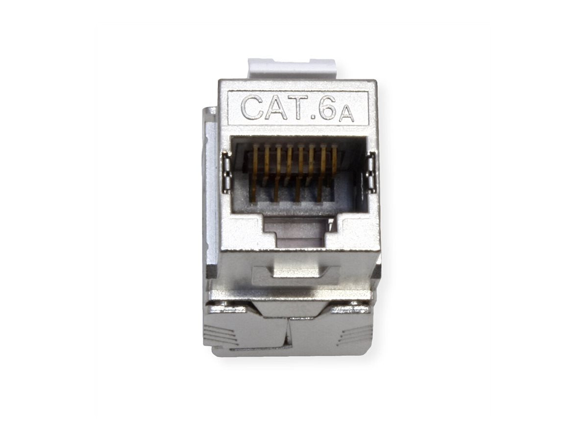 ROLINE Kat.6A Class EA Keystone RJ-45 geschirmt werkzeuglos Installation