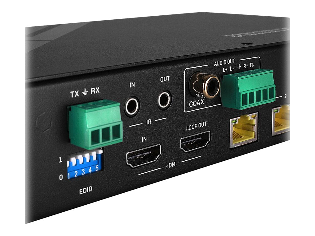 LINDY 100m Cat.6 4 Port HDMI 4K60 HDBT Splitter Extender Vorderansicht