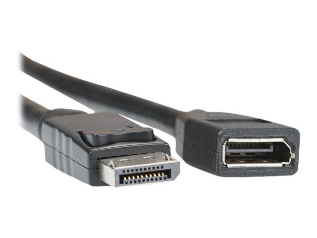EFB DisplayPort 1.4 Verlängerungskabel DP Stecker - DP Buchse 8K 60Hz schwarz 1m - Vorderansicht