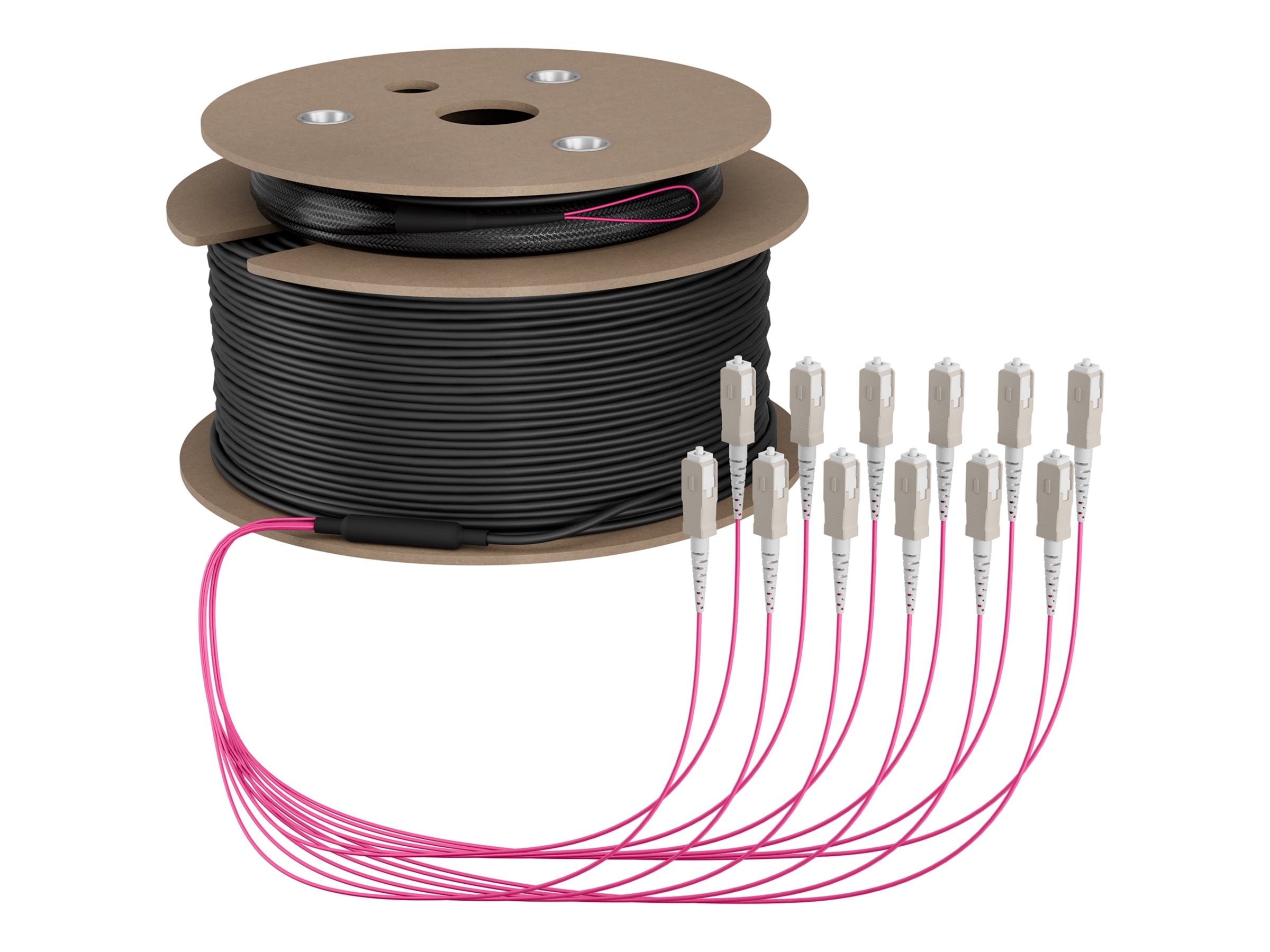 EFB Trunkkabel U-DQ ZN BH 12G 50/125 SC/SC OM4 70m - Vorderansicht