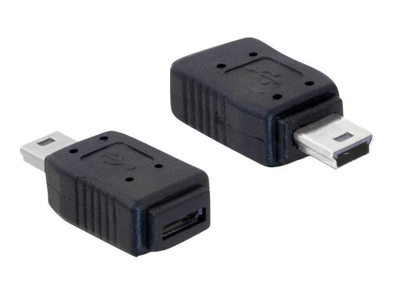 DELOCK Adapter USB mini St/USB micro B Bu - Vorderansicht