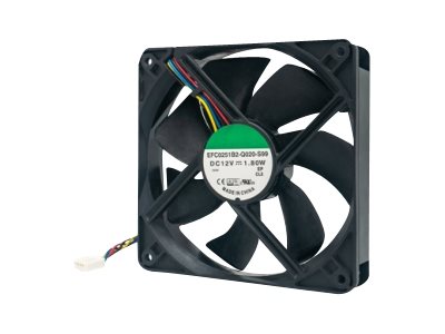 QNAP Fan 120x120x25mm 12V 4PIN 2200 RPM - Vorderansicht