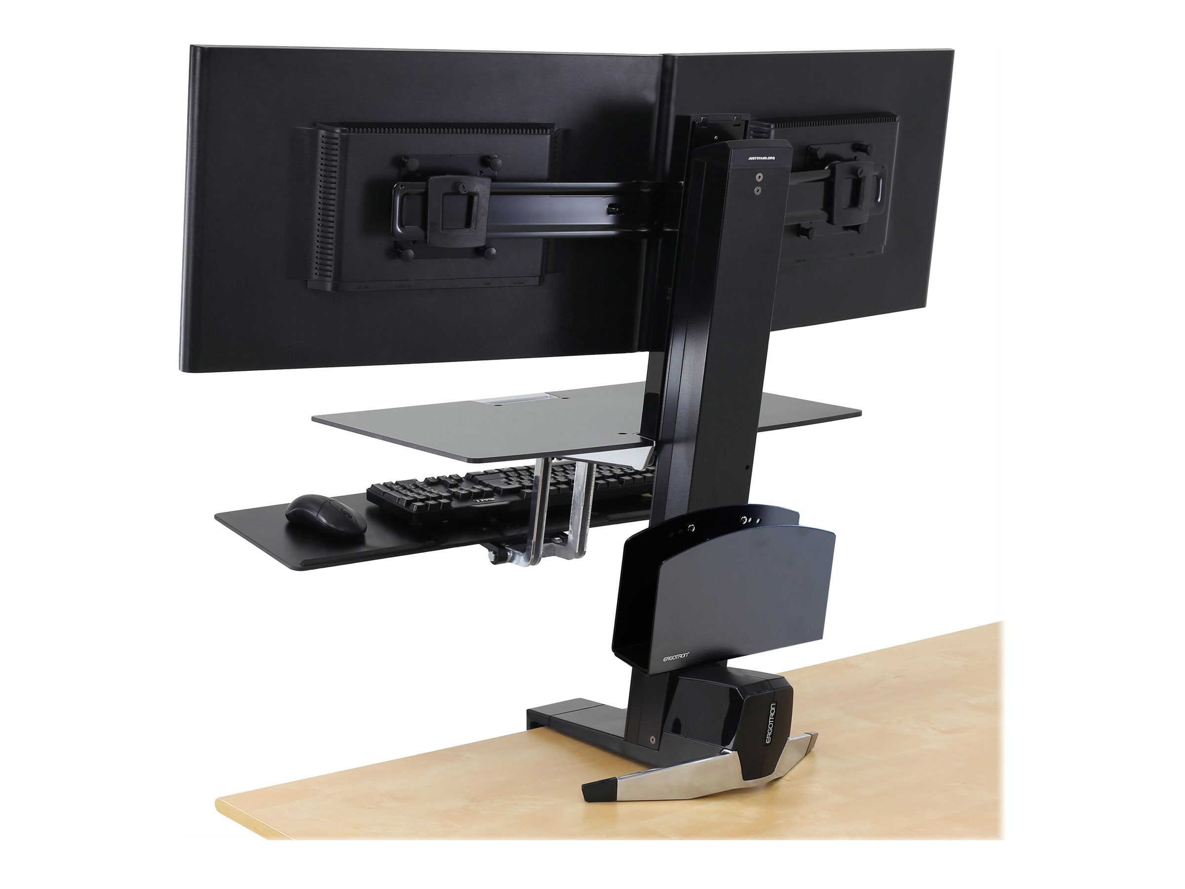 ERGOTRON WorkFit-S Dual Stehender Tischwandler Verpackung