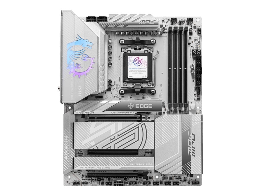 MSI MPG X870E EDGE TI WIFI AM5 MB Vorderansicht