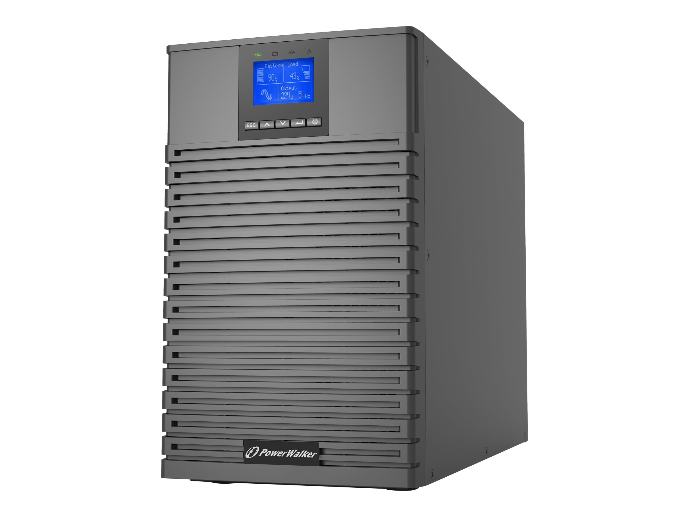 POWERWALKER VFI 3000 ICT IoT 3000VA/ 3000W Online USV Tower Vorderansicht