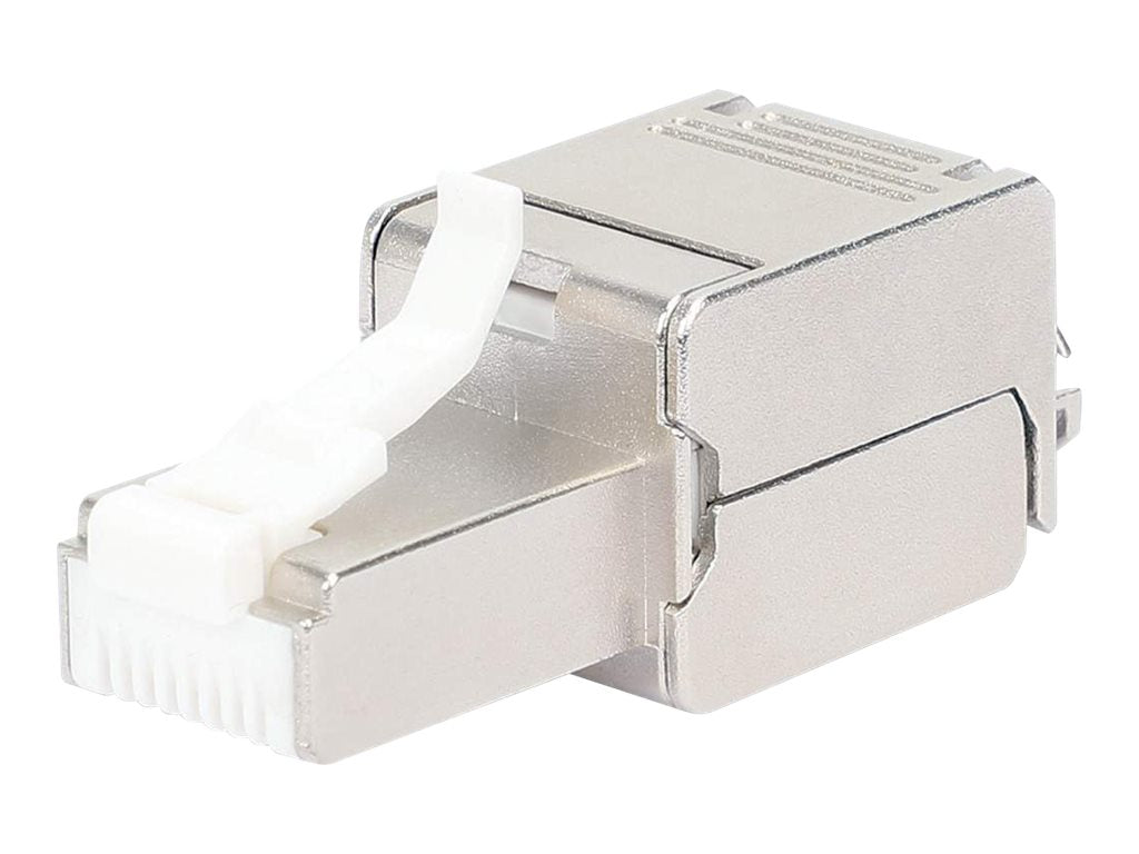 INTELLINET Cat6a 10G RJ45-Feldstecker geschirmt Vorderansicht