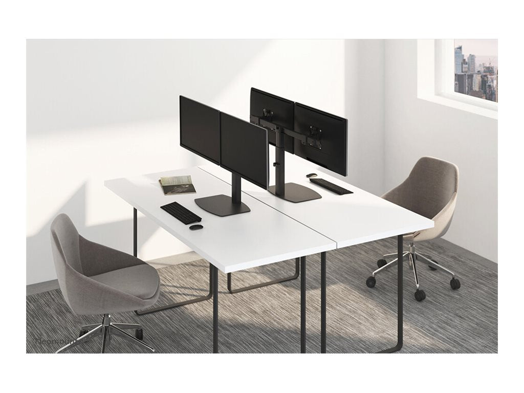 NEOMOUNTS D865DBLACK Dual DeskStand Detailansicht
