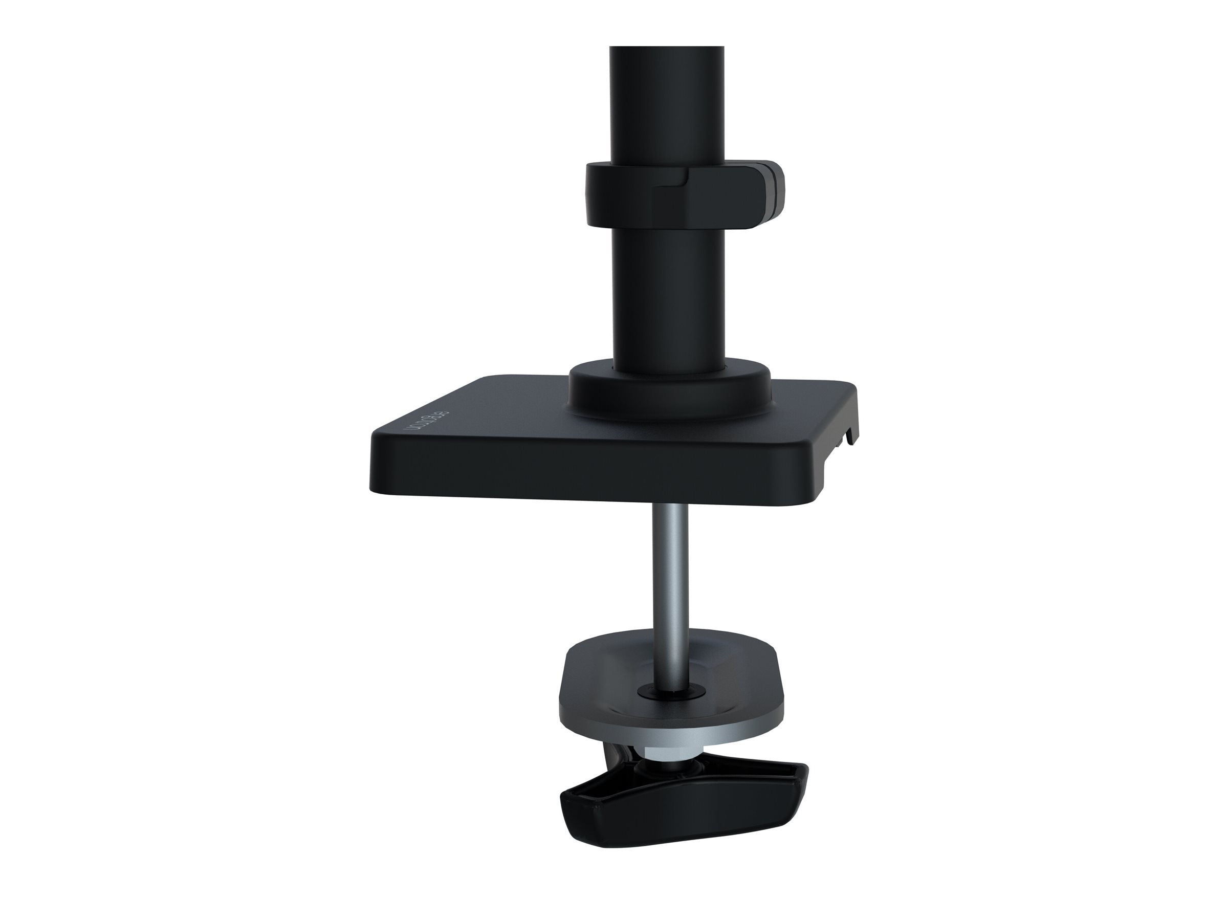 Vorderansicht des ERGOTRON LX Pro Standard-Sockel mit Direktverschraubung Umbausatz schwarz