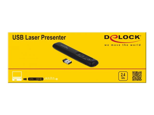 DELOCK USB Laser Presenter schwarz - Verpackung
