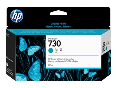 HP 730 130 ml Tinte Cyan - Verpackung