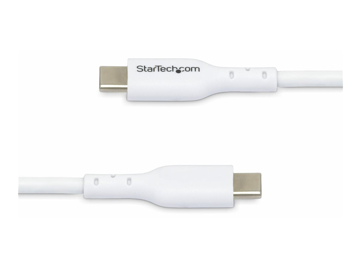 STARTECH.COM 3m USB-C Schnellladekabel USBC Kabel USB 2.0 Typ-C Laptop Ladekabel 60W Power Delivery USB-C auf USB-C Weiss