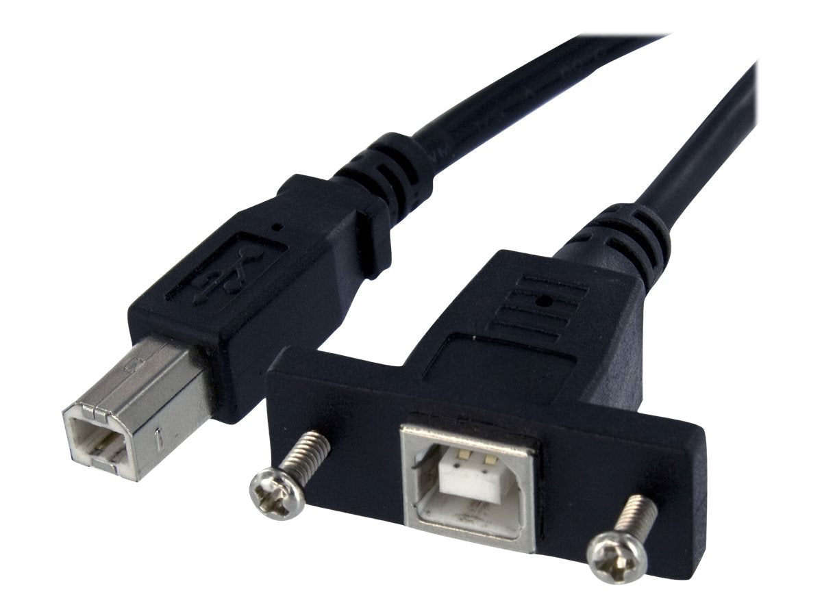 STARTECH.COM 1 ft Panel Mount USB Cable B to B - F/M Detailansicht