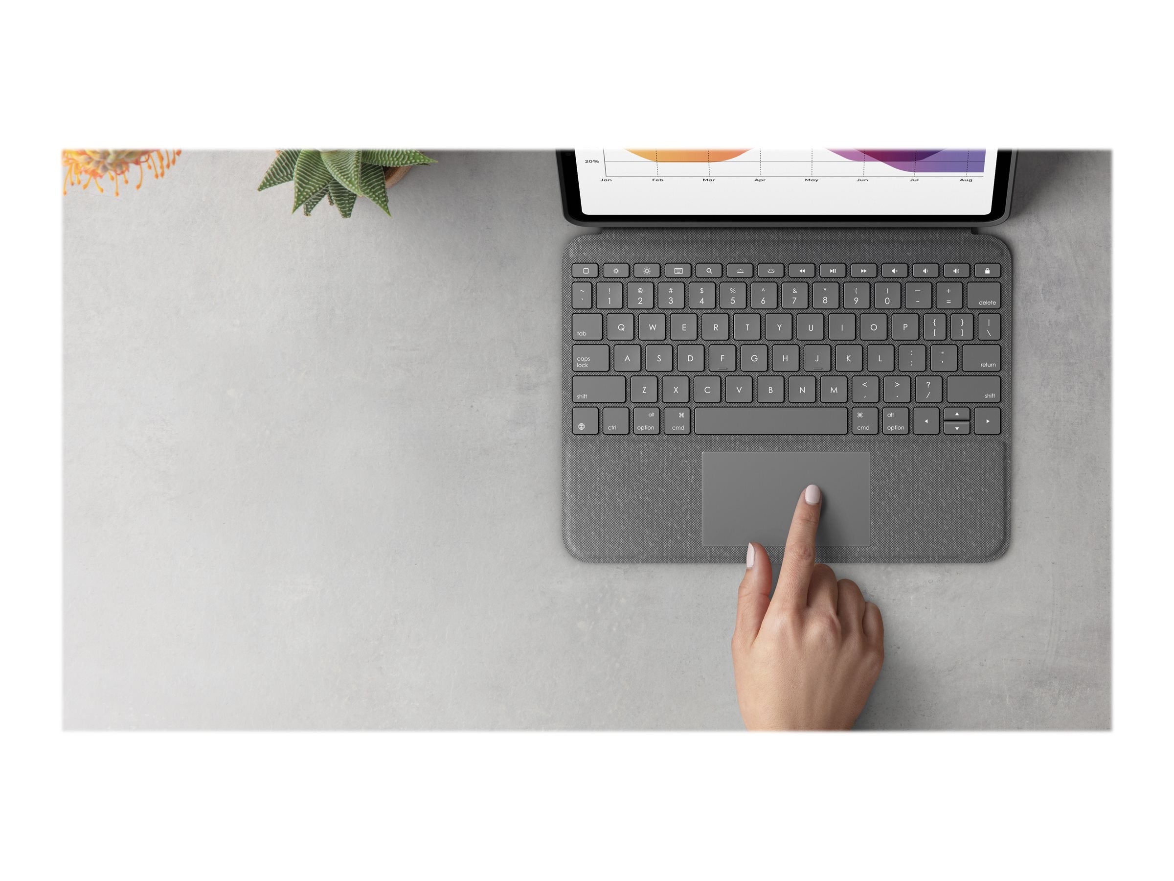 LOGITECH Folio Touch im Einsatz