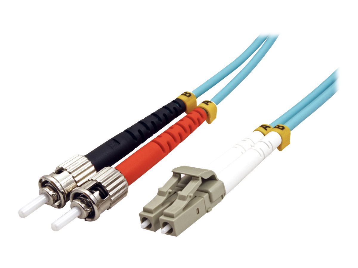 VALUE LWL-Kabel 50/125um OM3 LC/ST türkis 0,5m Verpackung