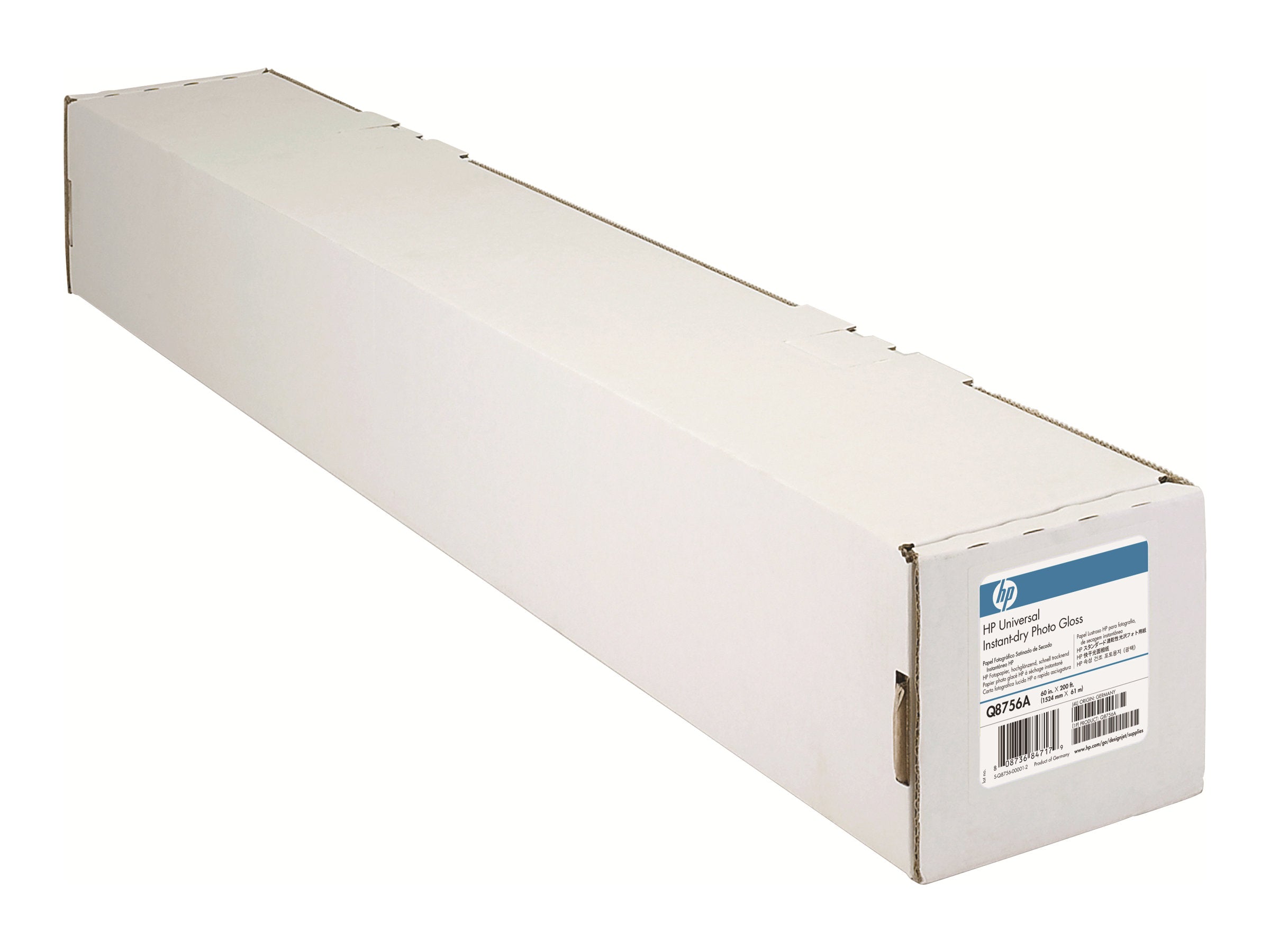 HP Universal Instant-dry Gloss Photo Paper Rolle 152,4cm 60Zoll - Vorderansicht