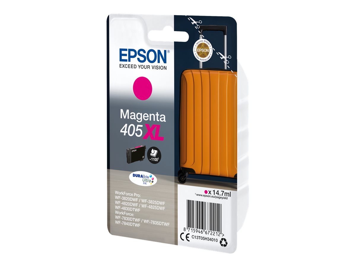 EPSON 2LB Singlepack Magenta 405XL DURABrite Ultra Ink w/s Verpackung